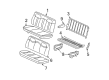 2008 Chevy Express 2500 Seat Cushion Pad Diagram - 88981597