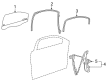 Pontiac G6 Window Channel Diagram - 25975454