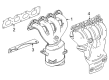 Chevy Aveo5 Exhaust Heat Shield Diagram - 25195633