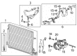 2016 Cadillac ATS Transmission Oil Cooler Diagram - 22960693