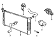 Pontiac Radiator Diagram - 52453816