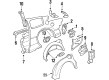 Pontiac Fuel Filler Housing Diagram - 20628914