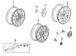 Cadillac Spare Wheel Diagram - 9598613