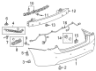 Chevy Cruze Limited Bumper Diagram - 95324778