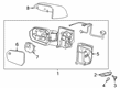 Chevy Volt Mirror Cover Diagram - 23364928