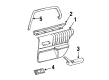 1997 Oldsmobile Cutlass Supreme Door Moldings Diagram - 10181103