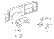 GMC Yukon XL 2500 Instrument Cluster Diagram - 15059383