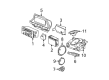 Saturn LW2 Car Speakers Diagram - 90586405