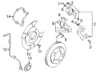 Chevy Tracker Brake Backing Plate Diagram - 30023816