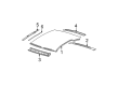 2005 Pontiac Grand Am Door Seal Diagram - 22614342