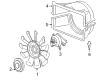 GMC Fan Shroud Diagram - 15196054