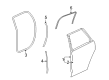 Chevy Traverse Weather Strip Diagram - 23283531