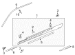 Chevy Camaro Weather Strip Diagram - 20969770