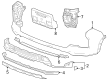 Chevy Silverado 2500 HD Bumper Diagram - 85615608