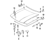 1986 Cadillac Fleetwood Hood Cable Diagram - 12397754