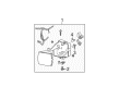 2007 Cadillac CTS Fog Light Diagram - 15930687