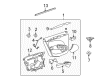 2008 Buick Lucerne Door Seal Diagram - 25842704