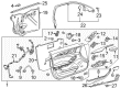Cadillac CTS Door Handle Diagram - 23168709