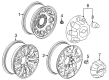 Chevy Wheel Cover Diagram - 23378321