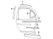 1998 Pontiac Grand Prix Door Moldings Diagram - 10246326