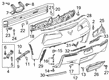 Chevy Bumper Reflector Diagram - 84031888