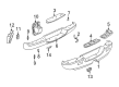 Chevy Express 3500 Bumper Reflector Diagram - 15073678