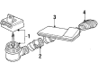 Pontiac Firebird Air Filter Box Diagram - 25095511