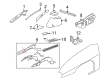 Pontiac Fender Splash Shield Diagram - 10349808