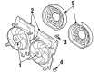 Cadillac Catera A/C Condenser Fan Diagram - 9157173