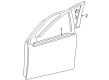 2009 Pontiac Vibe Door Seal Diagram - 19184484