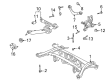 2010 Pontiac Vibe Control Arm Bolt Diagram - 88971299
