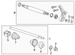Cadillac CV Boot Diagram - 19302754