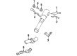 Cadillac Eldorado Automatic Transmission Shift Levers Diagram - 03538066