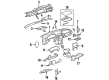 Oldsmobile Intrigue Dash Panel Vent Portion Covers Diagram - 10447803