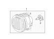 Pontiac Vibe Fog Light Diagram - 88973636