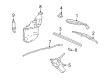 2008 Cadillac SRX Windshield Wiper Diagram - 12335716