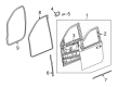 Cadillac Escalade ESV Body Mount Hole Plug Diagram - 84277343