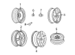 2008 Chevy Cobalt Spare Wheel Diagram - 9595086