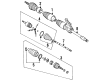 Saturn CV Joint Diagram - 21013355