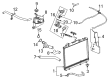 Cadillac Radiator Hose Diagram - 88987634