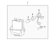 2008 Cadillac STS Fog Light Diagram - 10385986