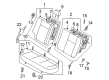 2007 Chevy Aveo5 Seat Cushion Pad Diagram - 96669080