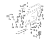2006 Chevy Trailblazer Door Striker Diagram - 25767961