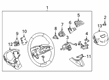Cadillac XT4 Steering Wheel Diagram - 85140035