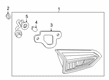 Buick Envision Back Up Light Diagram - 84543164