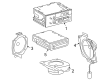GMC Jimmy Car Speakers Diagram - 15020590