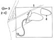 Oldsmobile Aurora Side View Mirrors Diagram - 25726588