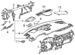 Chevy Dash Panel Vent Portion Covers Diagram - 84869516