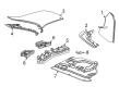 Chevy Dash Panel Vent Portion Covers Diagram - 84548755