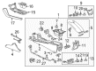 Cadillac ATS Center Console Diagram - 23307137
